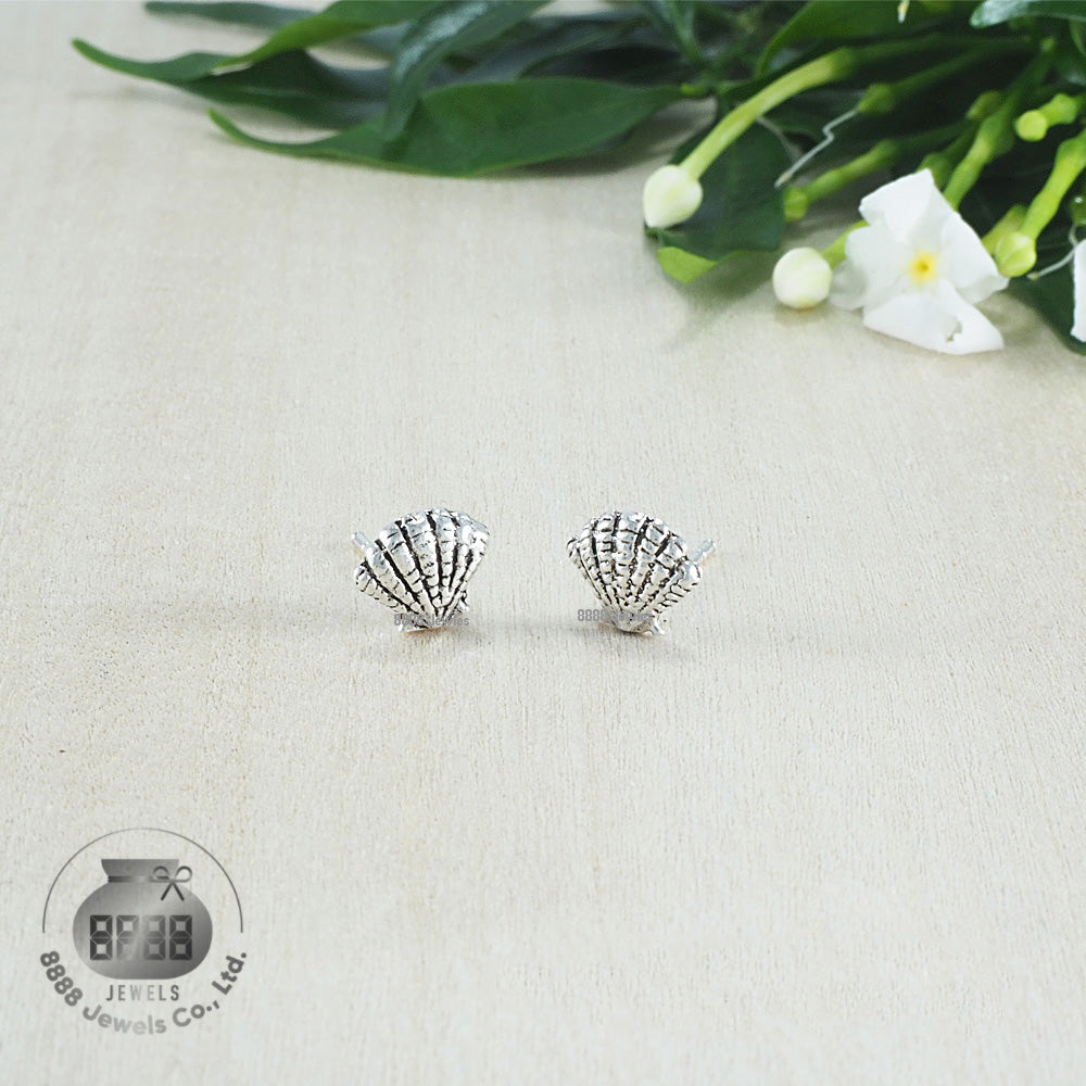 Shell Sterling Silver Earrings 03019
